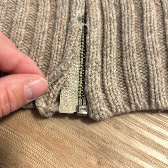 TNA Aritzia Sea-to-Sky Lambswool Zip-up - Picture 2 of 9